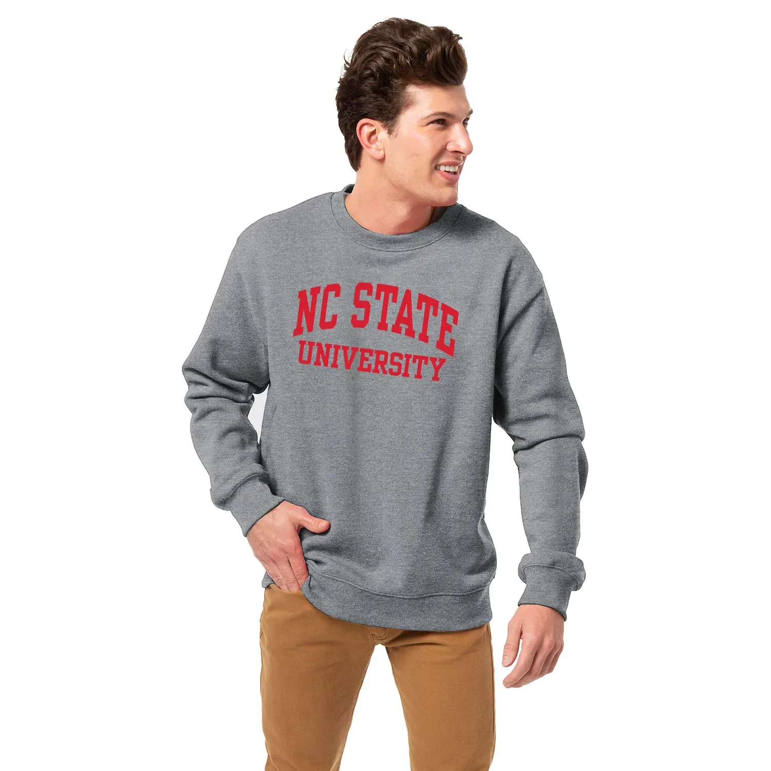 North Carolina State University Classic Sweatshirt (Charcoal) sold by Barnesmith product image thumbnail 2