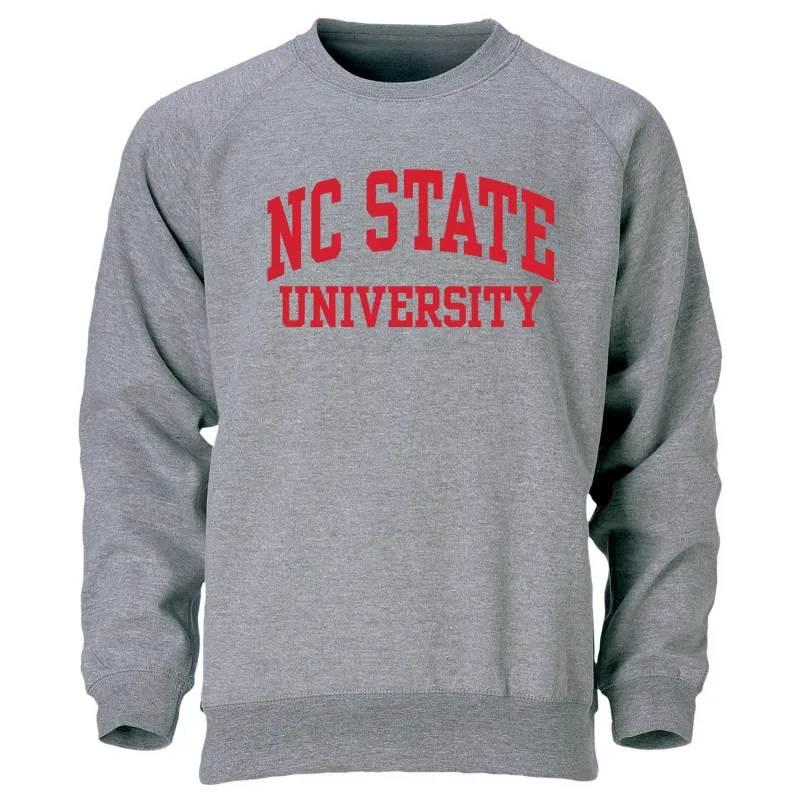 North Carolina State University Classic Sweatshirt (Charcoal) sold by Barnesmith