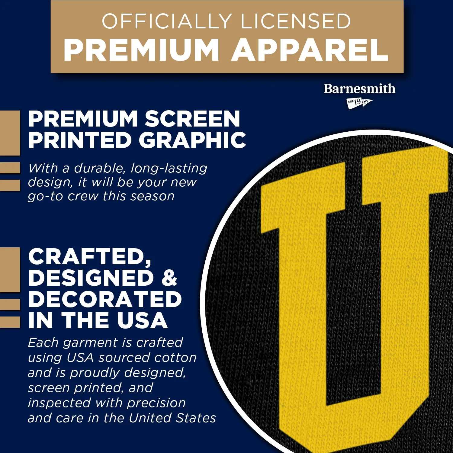 University of Central Florida Classic Sweatshirt (Black) sold by Barnesmith product image thumbnail 4