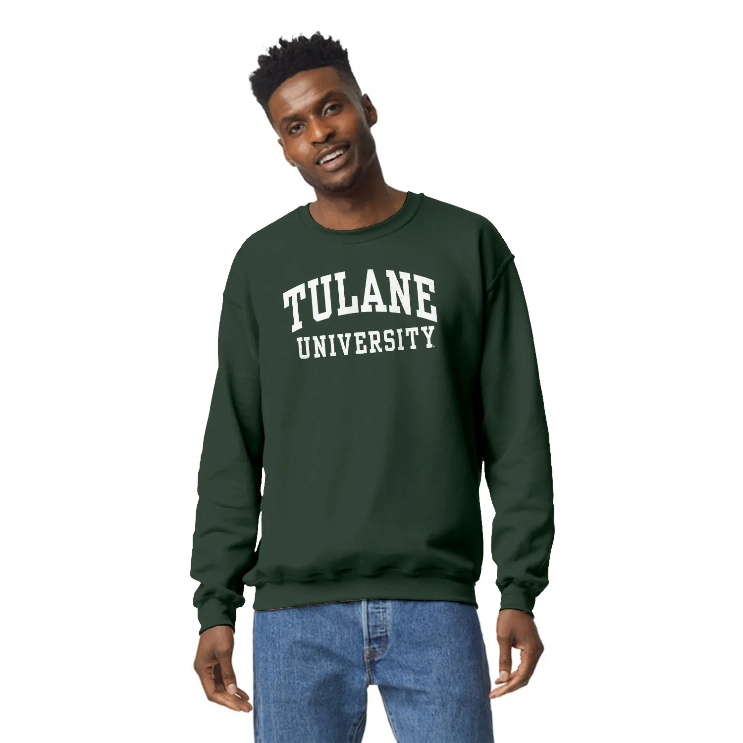 Tulane University Classic Sweatshirt (Hunter Green) sold by Barnesmith product image thumbnail 2