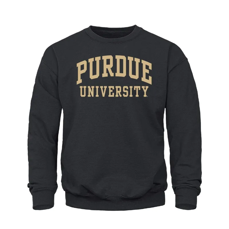 Purdue University Classic Sweatshirt (Black) sold by Barnesmith