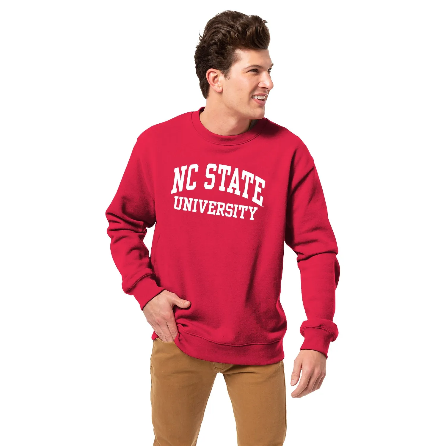 North Carolina State University Classic Sweatshirt (Red) sold by Barnesmith product image thumbnail 2