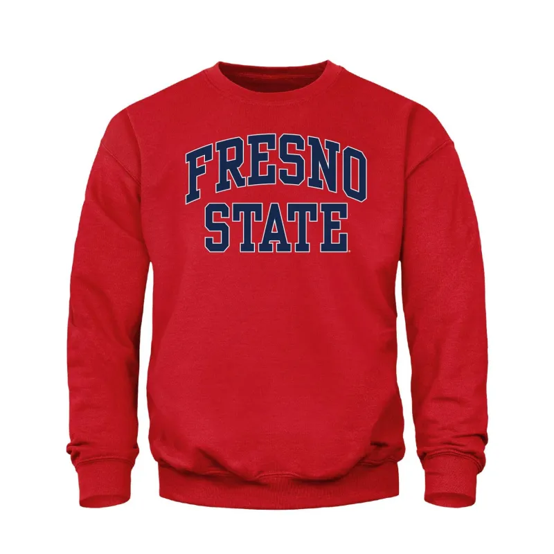 California State University Fresno Classic Sweatshirt (Red) sold by Barnesmith