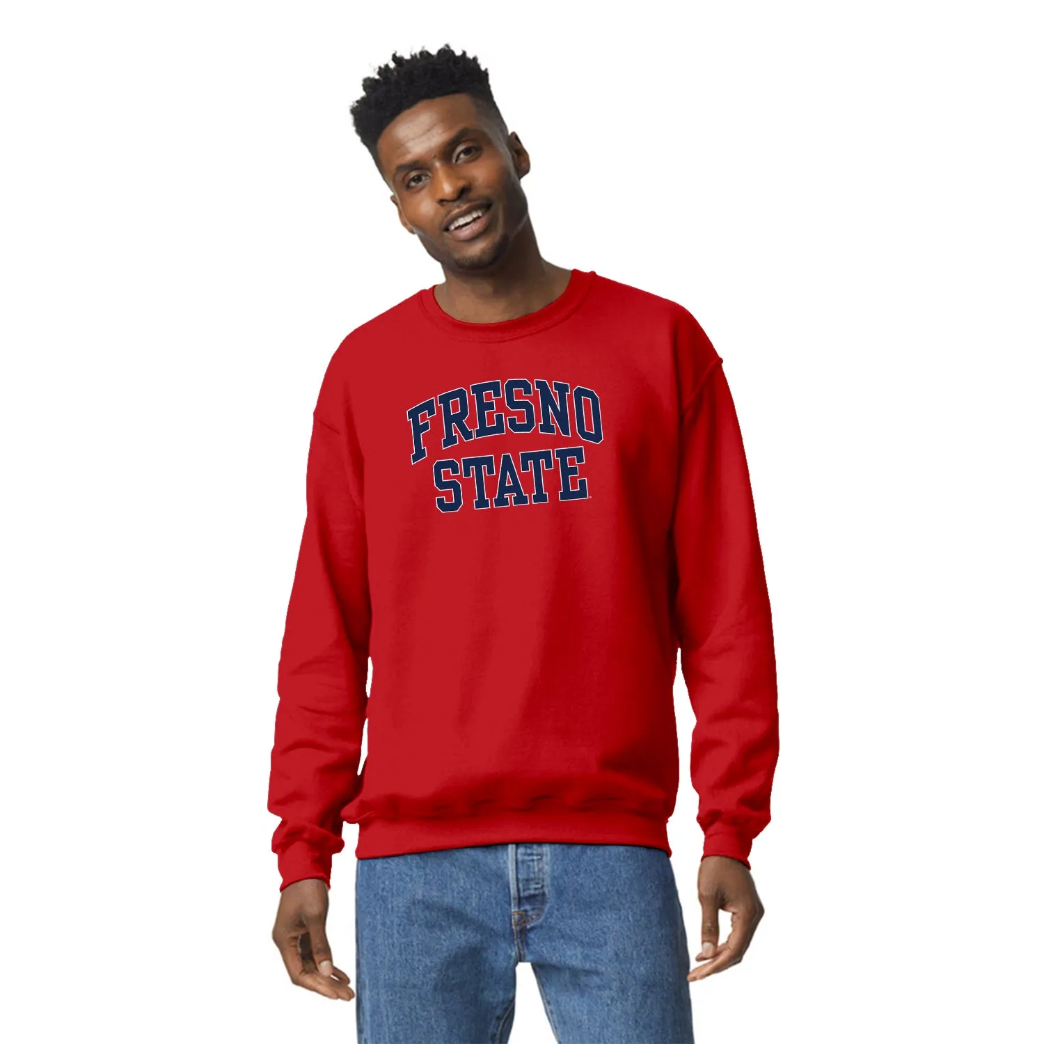California State University Fresno Classic Sweatshirt (Red) sold by Barnesmith product image thumbnail 2
