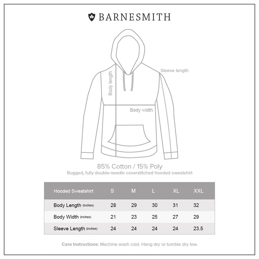 MIT Crest Hooded Sweatshirt (Maroon) sold by Barnesmith product image thumbnail 3