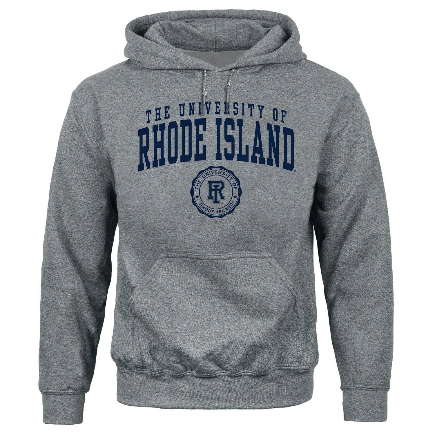 University of Rhode Island Heritage Hooded Sweatshirt (Charcoal Grey) sold by Barnesmith