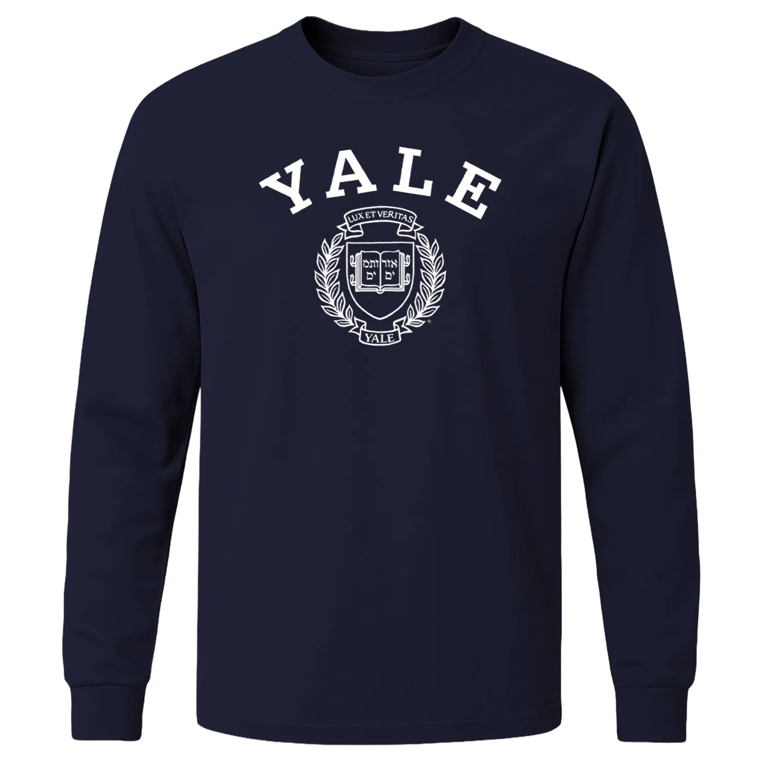 Yale Heritage Long Sleeve T-Shirt (Navy) sold by Barnesmith