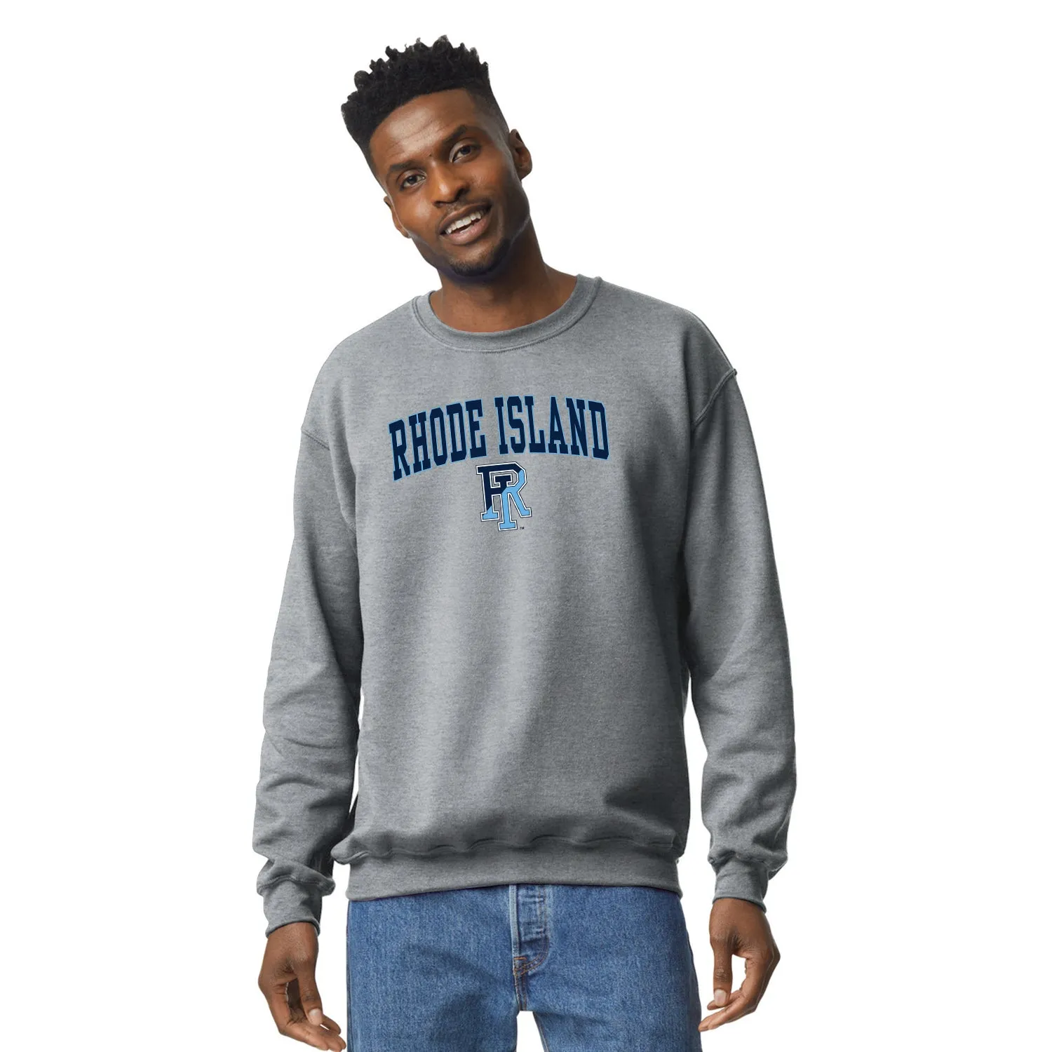 University of Rhode Island Spirit Sweatshirt (Charcoal Grey) sold by Barnesmith product image thumbnail 2