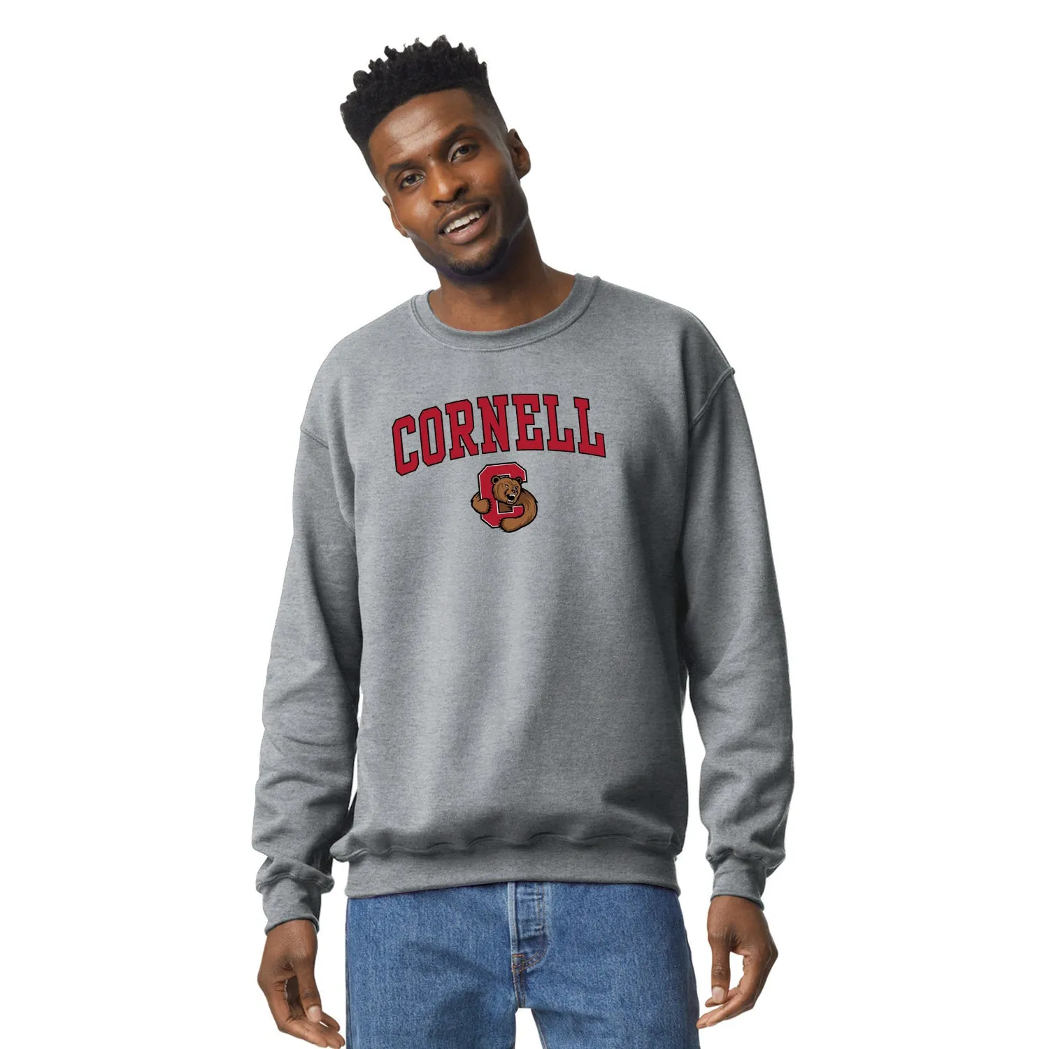 Cornell University Spirit Sweatshirt (Charcoal Grey) sold by Barnesmith product image thumbnail 2