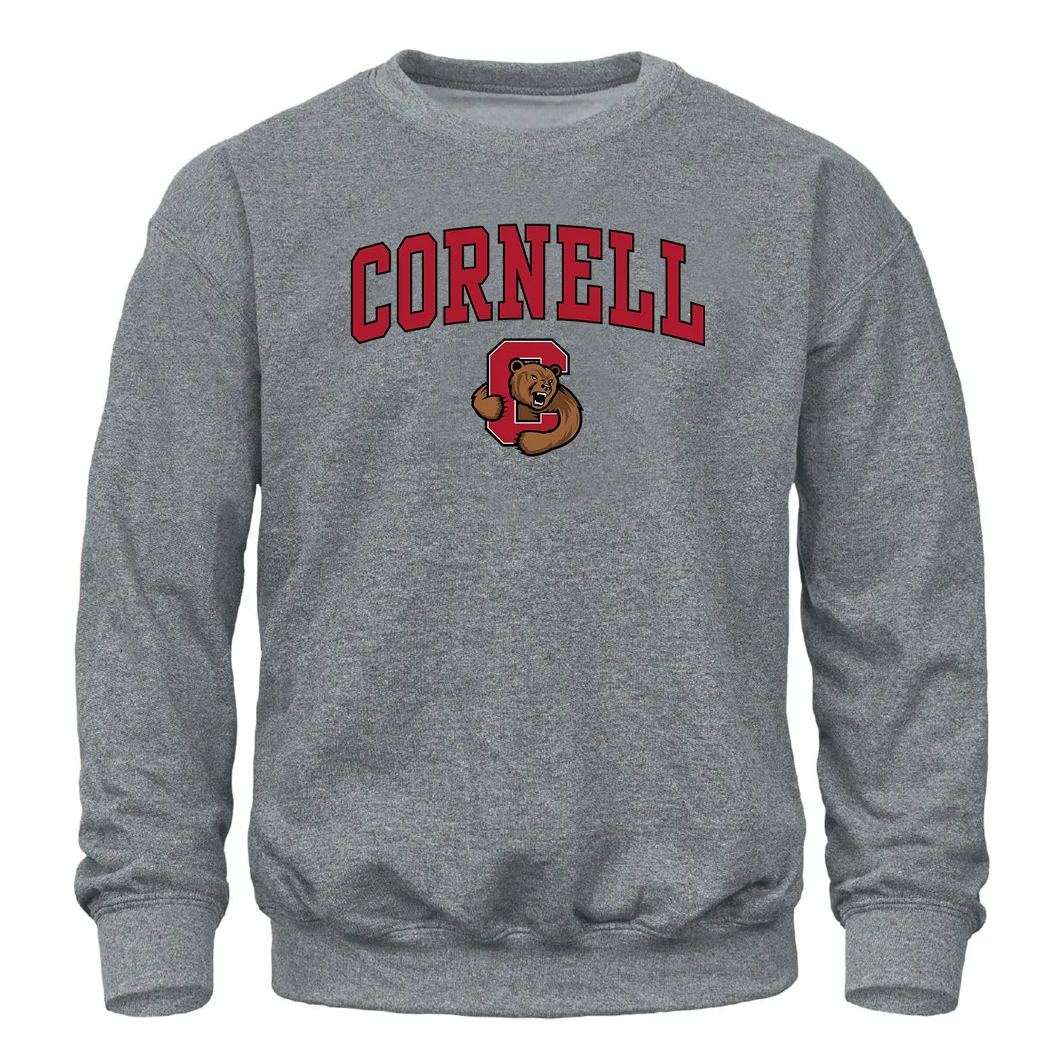 Cornell University Spirit Sweatshirt (Charcoal Grey) sold by Barnesmith