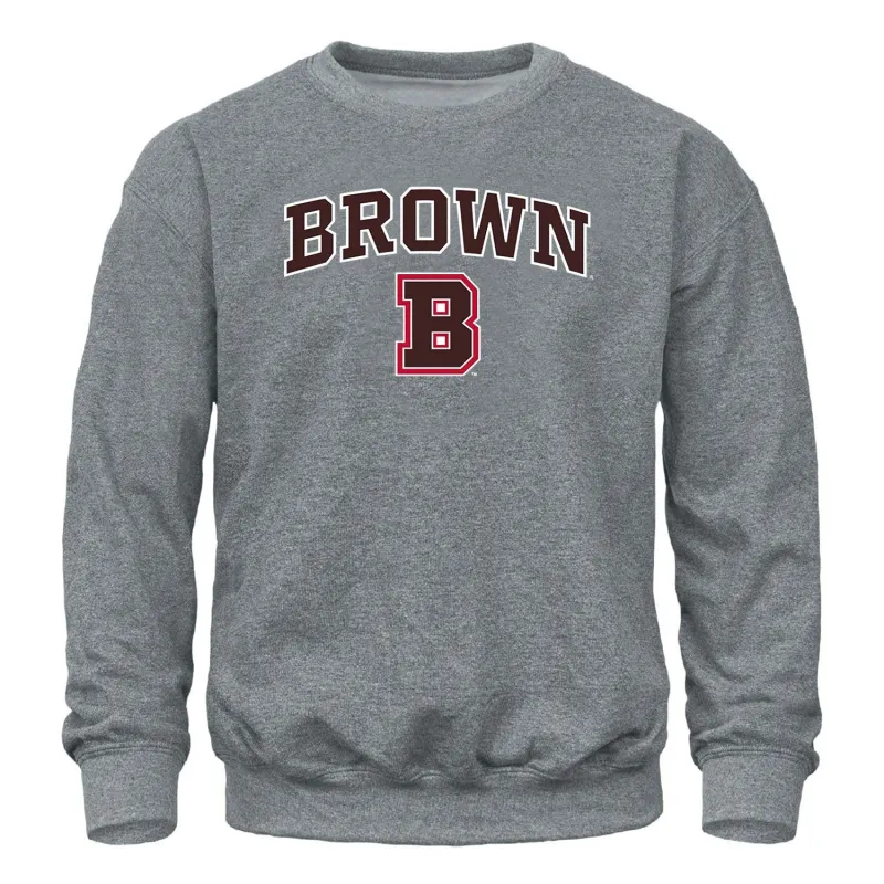 Brown University Spirit Sweatshirt (Charcoal Grey) sold by Barnesmith