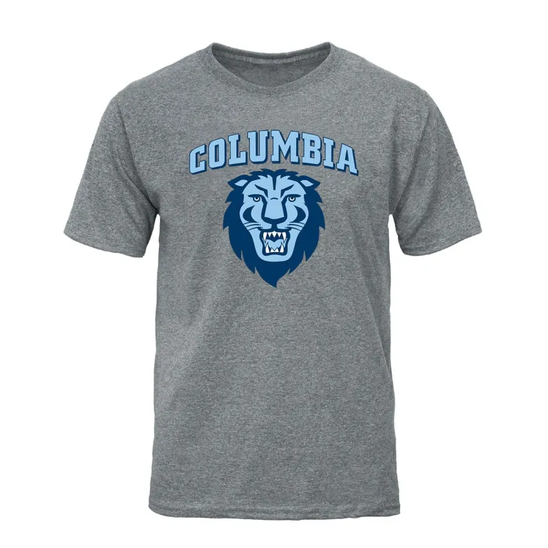 Columbia University Spirit T-Shirt (Charcoal Grey) sold by Barnesmith