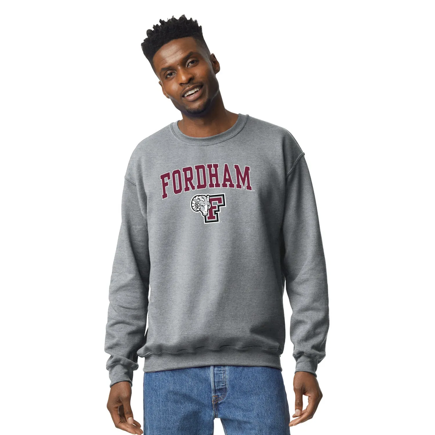 Fordham University Spirit Sweatshirt (Charcoal Grey) sold by Barnesmith product image thumbnail 2