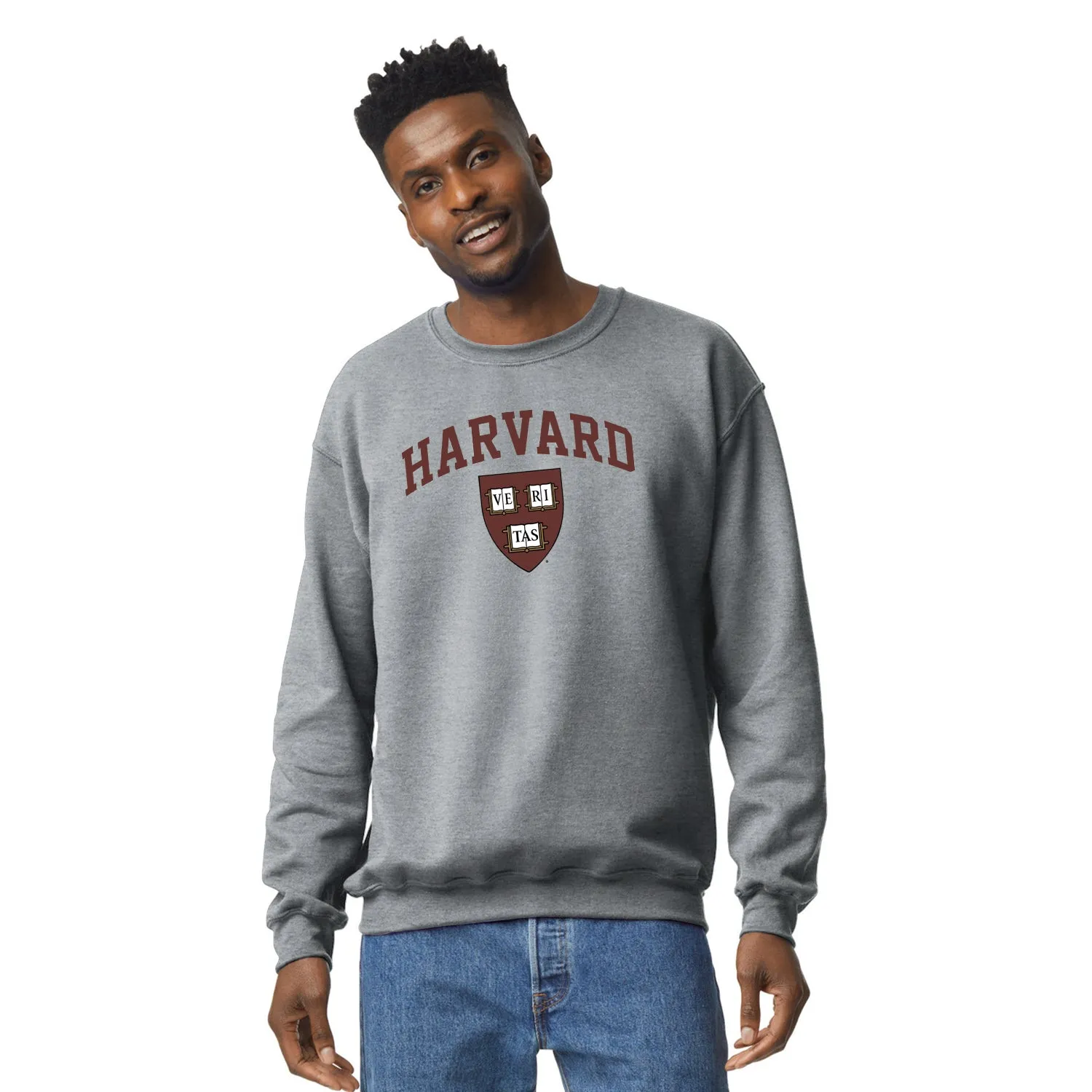Harvard University Spirit Sweatshirt (Charcoal Grey) sold by Barnesmith product image thumbnail 2