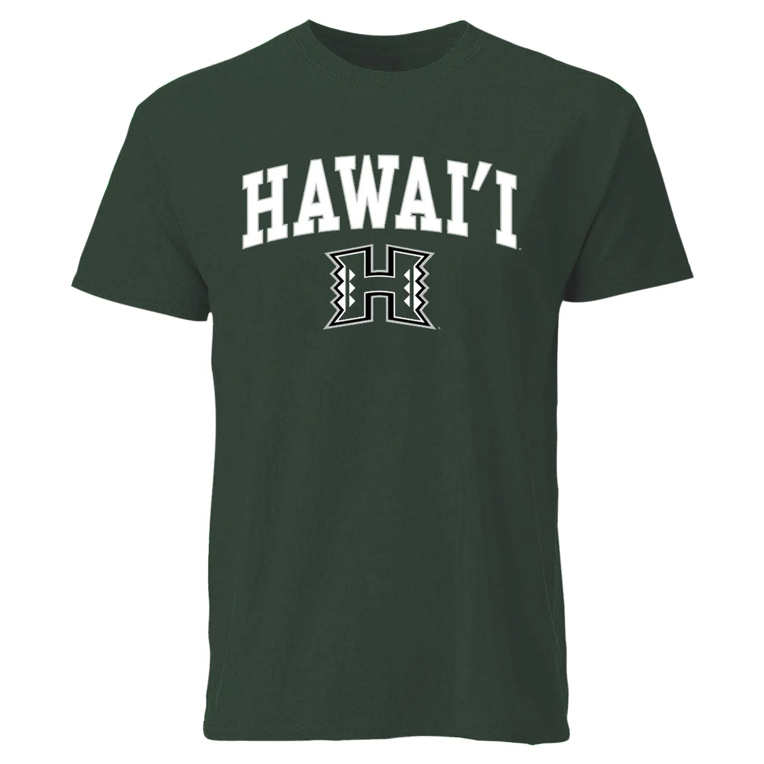 University of Hawaii Spirit T-Shirt (Hunter Green) sold by Barnesmith