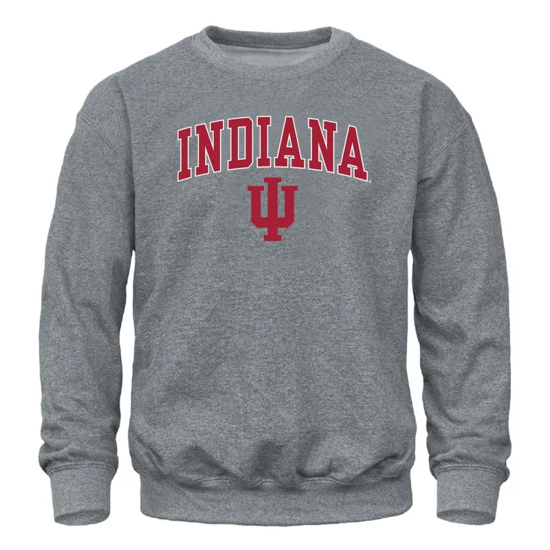 Indiana University Spirit Sweatshirt (Charcoal Grey) sold by Barnesmith
