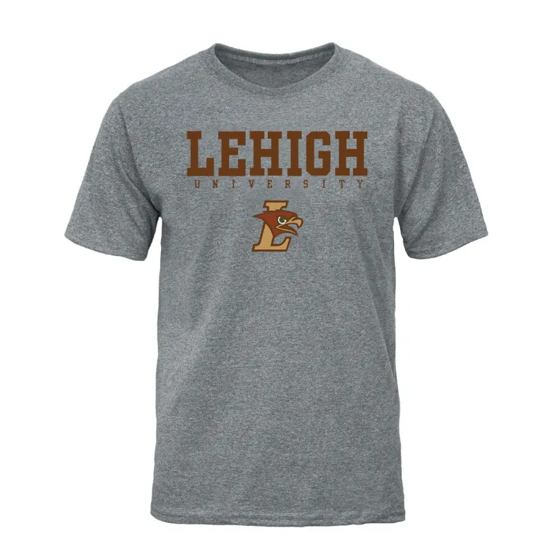 Lehigh University Spirit T-Shirt (Charcoal Grey) sold by Barnesmith