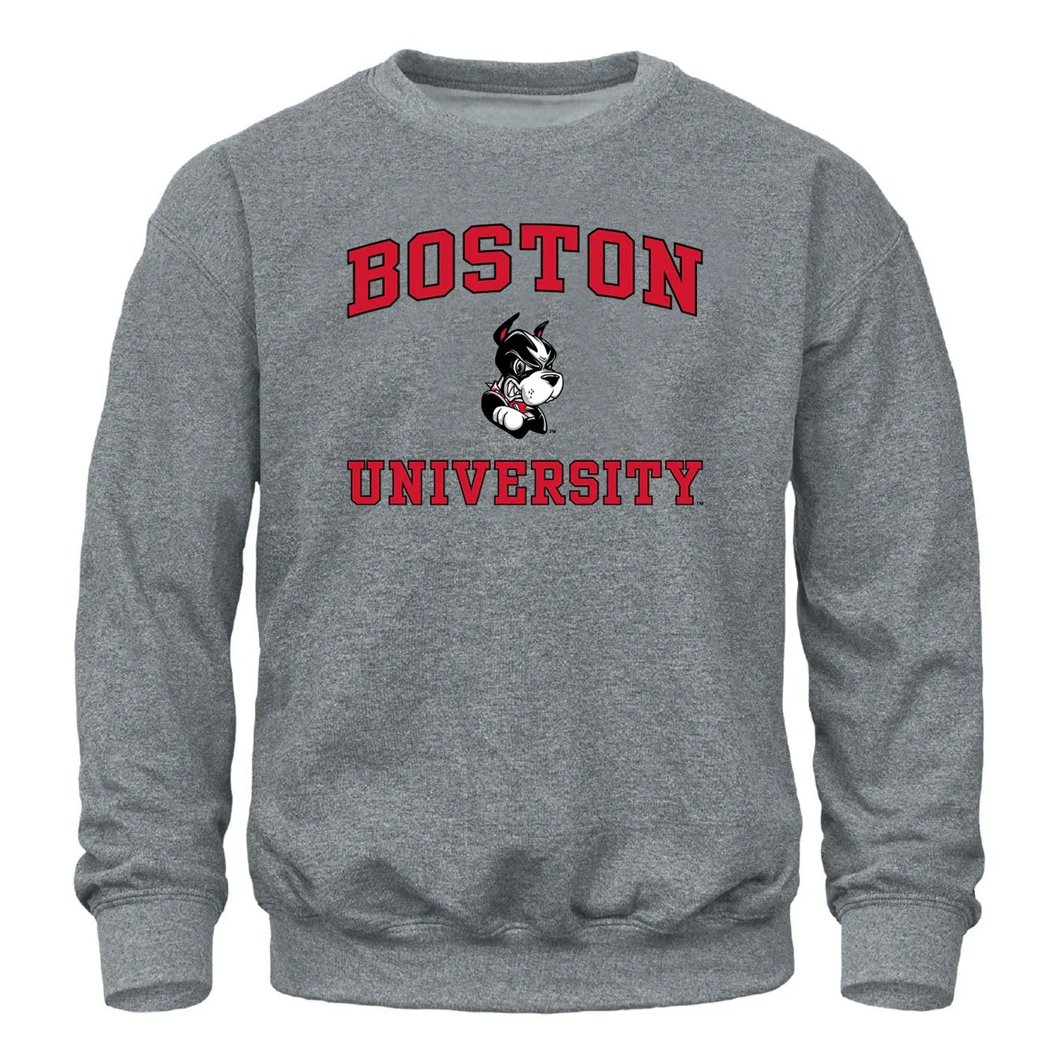 Boston University Spirit Sweatshirt (Charcoal Grey) sold by Barnesmith