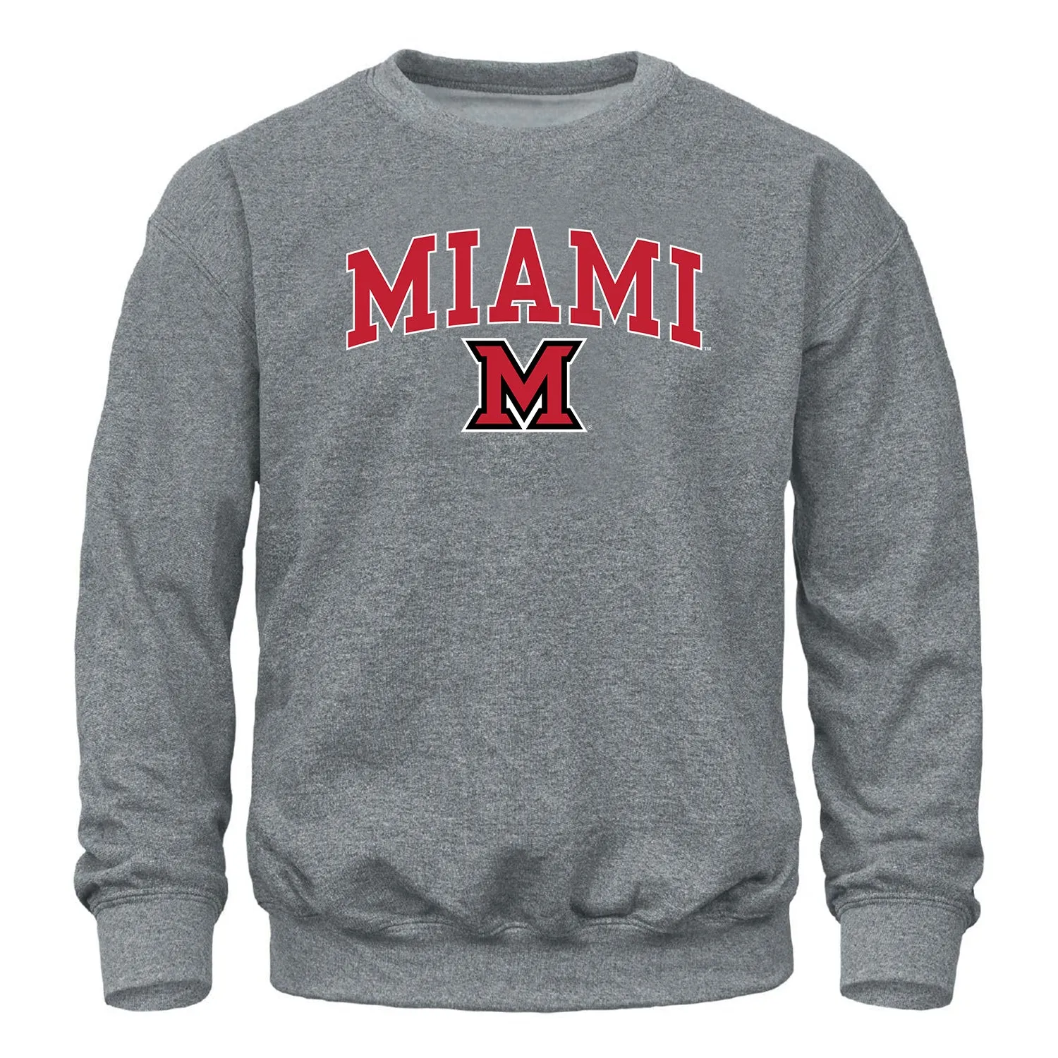 Miami University Spirit Sweatshirt (Charcoal Grey) sold by Barnesmith