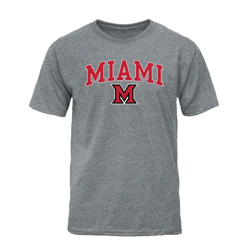Miami University Spirit T-Shirt (Charcoal Grey) sold by Barnesmith