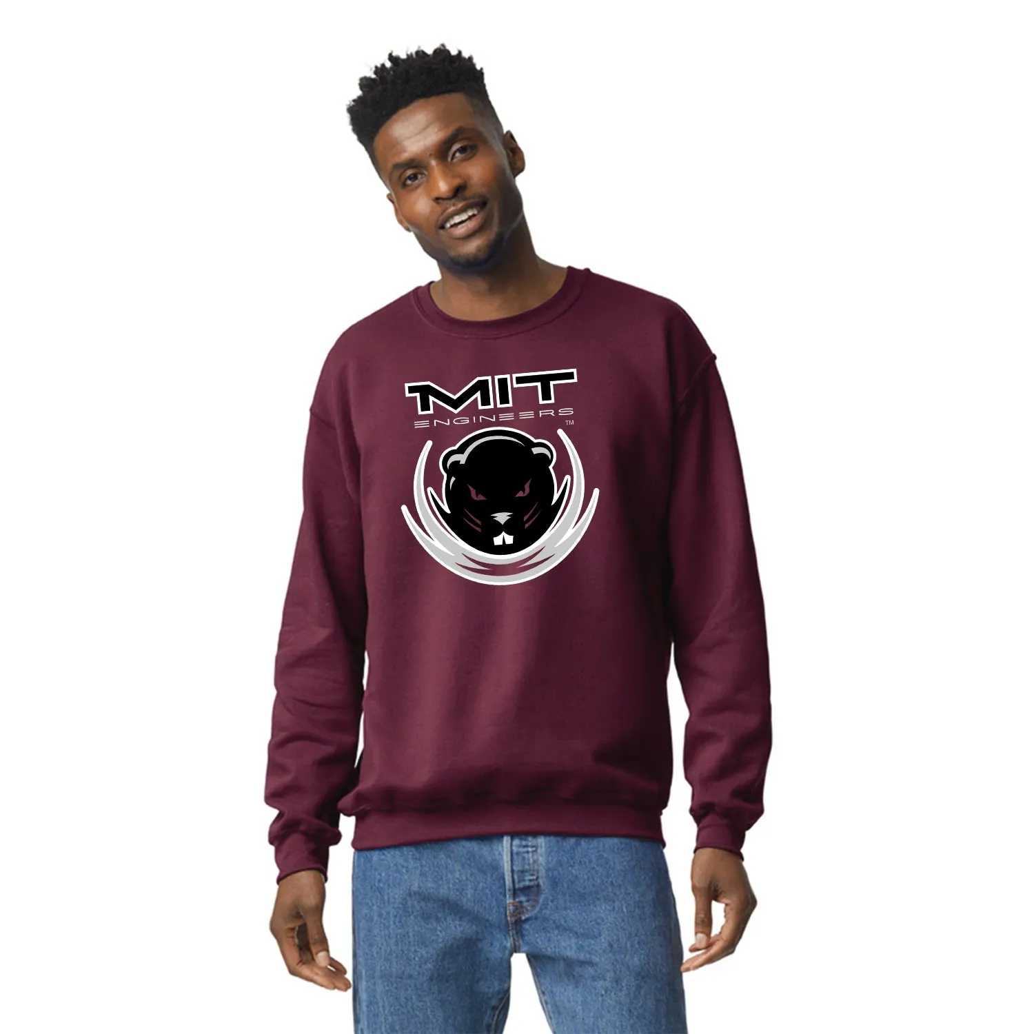Massachusetts Institute of Technology MIT Spirit Sweatshirt (Maroon) sold by Barnesmith product image thumbnail 2