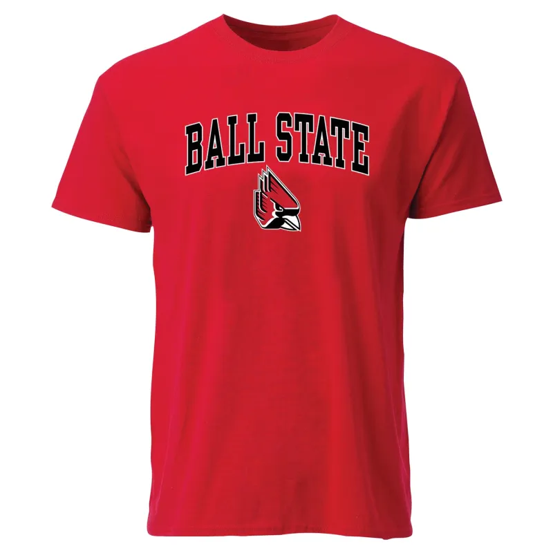 Ball State University Spirit T-Shirt (Red) sold by Barnesmith