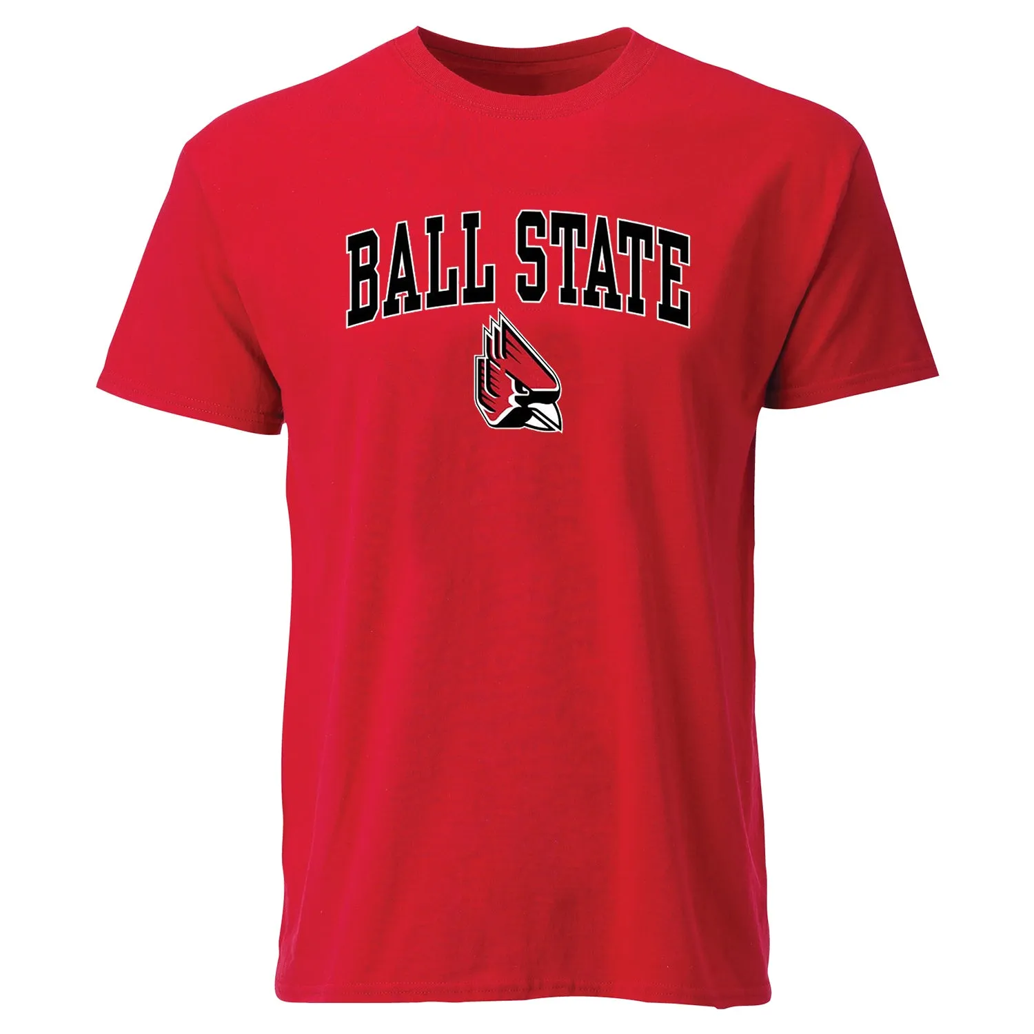 Ball State University Spirit T-Shirt (Red) sold by Barnesmith