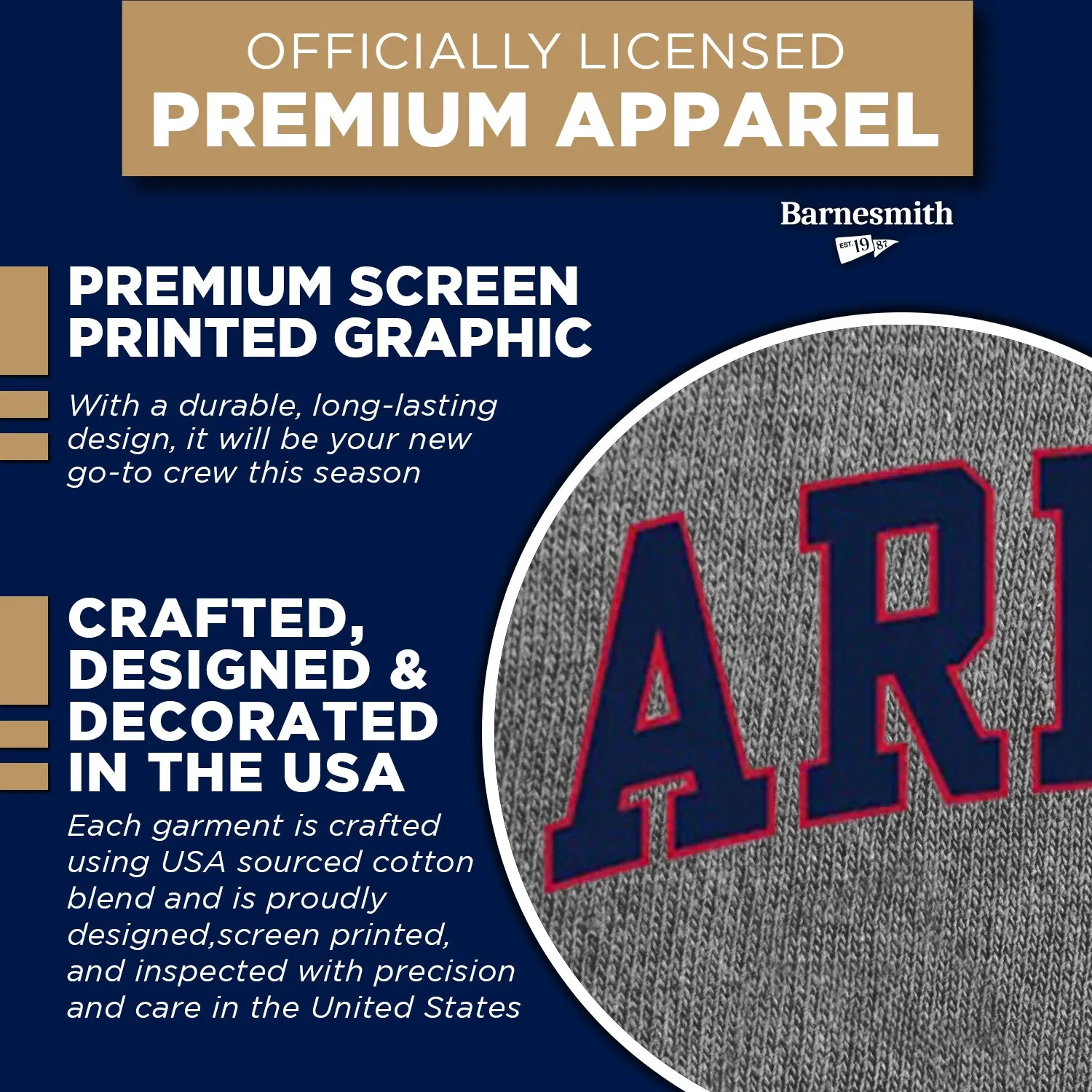 University of Arizona Spirit Sweatshirt (Charcoal Grey) sold by Barnesmith product image thumbnail 4