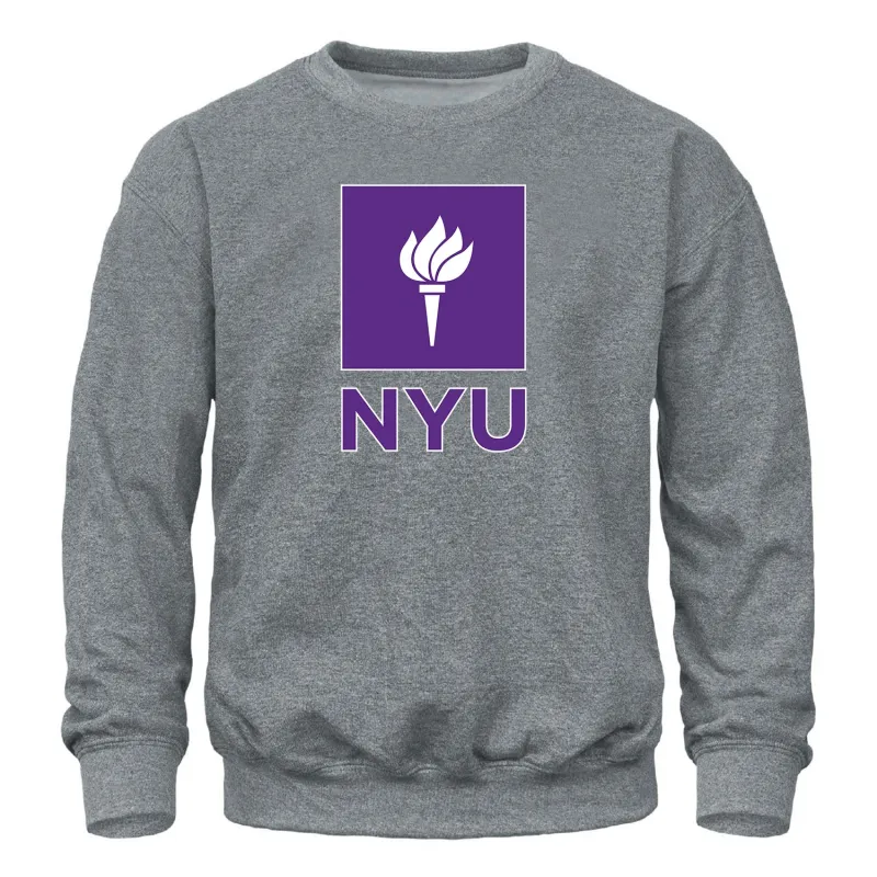 New York University Spirit Sweatshirt (Charcoal Grey) sold by Barnesmith