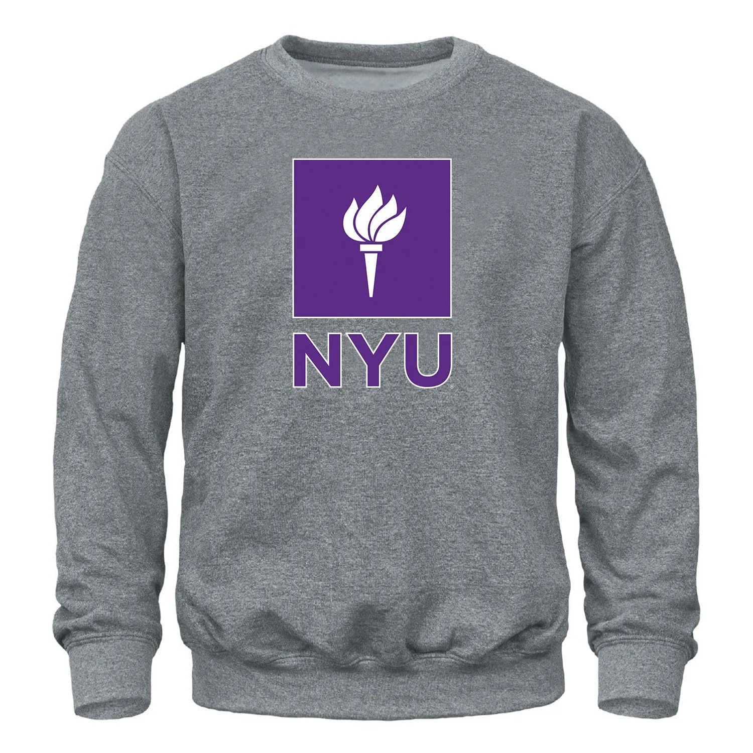 New York University Spirit Sweatshirt (Charcoal Grey) sold by Barnesmith