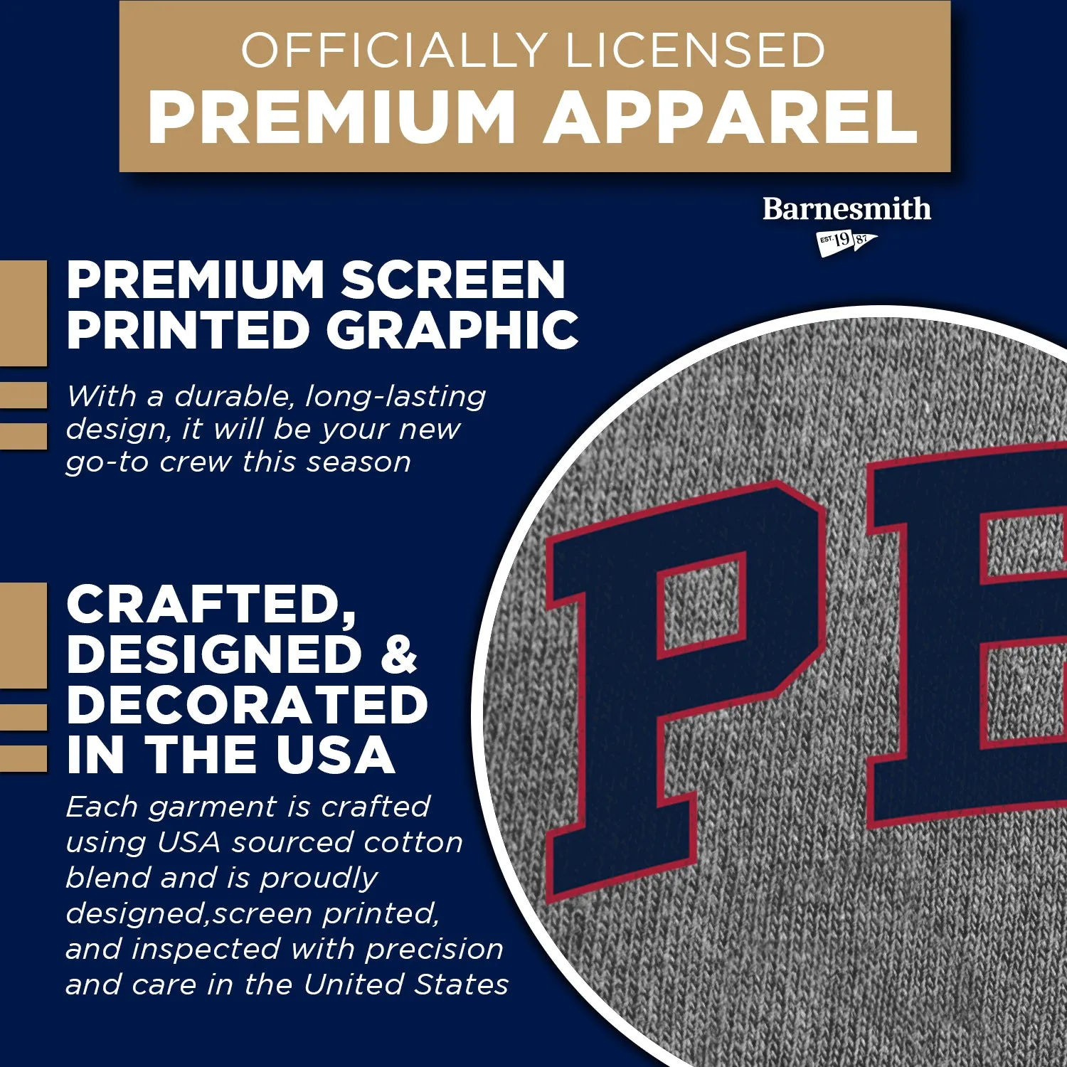 University of Pennsylvania Spirit Sweatshirt (Charcoal Grey) sold by Barnesmith product image thumbnail 4