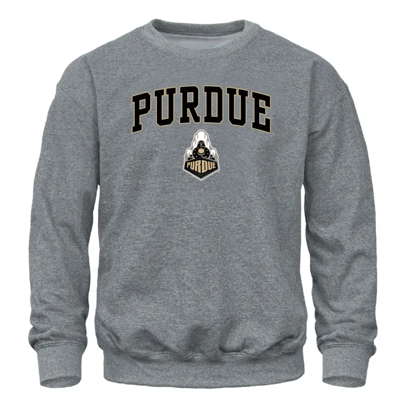 Purdue University Spirit Sweatshirt (Charcoal Grey) sold by Barnesmith