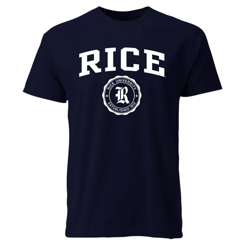 Rice University Heritage T-Shirt (Navy) sold by Barnesmith