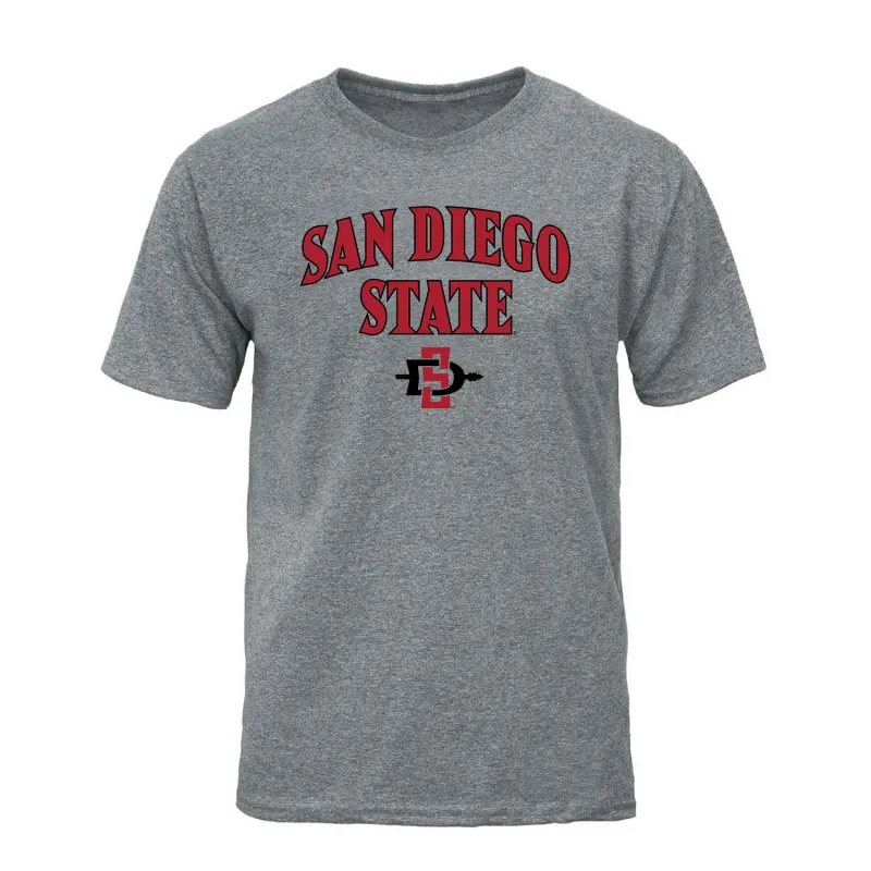 San Diego State University Spirit T-Shirt (Charcoal Grey) sold by Barnesmith