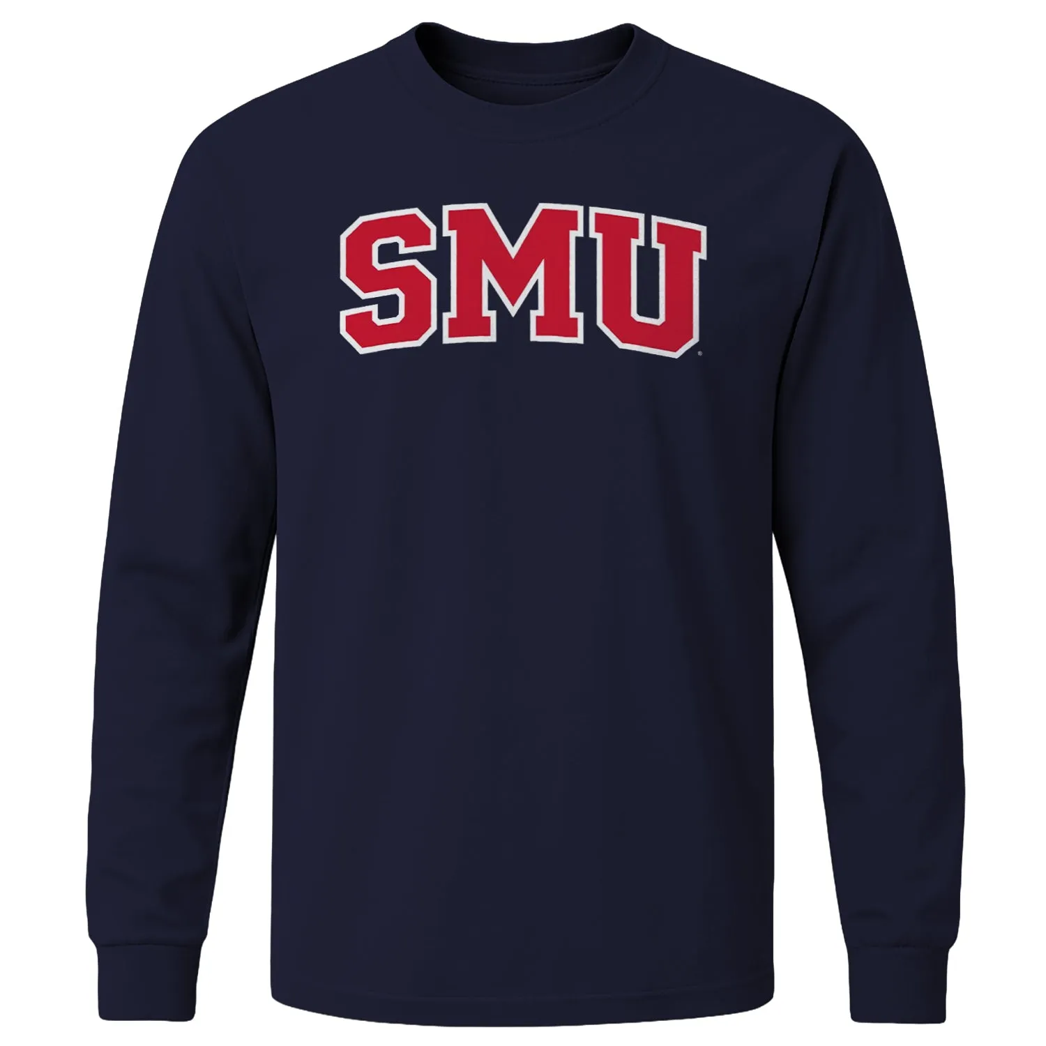 Southern Methodist University SMU Classic Long Sleeve T-Shirt (Navy) sold by Barnesmith