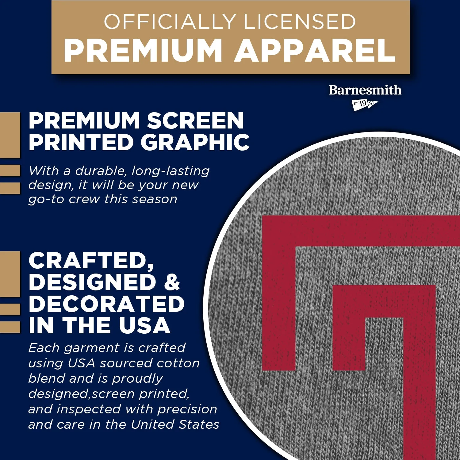 Temple University Spirit Sweatshirt (Charcoal Grey) sold by Barnesmith product image thumbnail 4