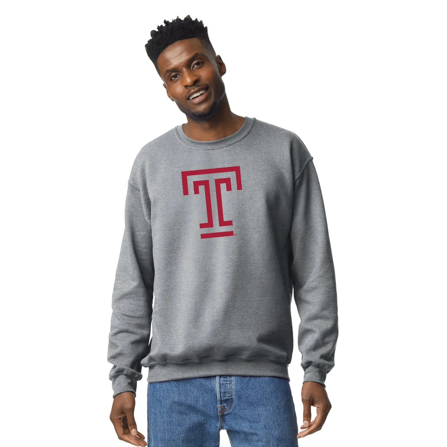 Temple University Spirit Sweatshirt (Charcoal Grey) sold by Barnesmith product image thumbnail 2