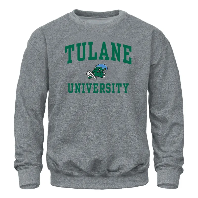 Tulane University Spirit Sweatshirt (Charcoal Grey) sold by Barnesmith