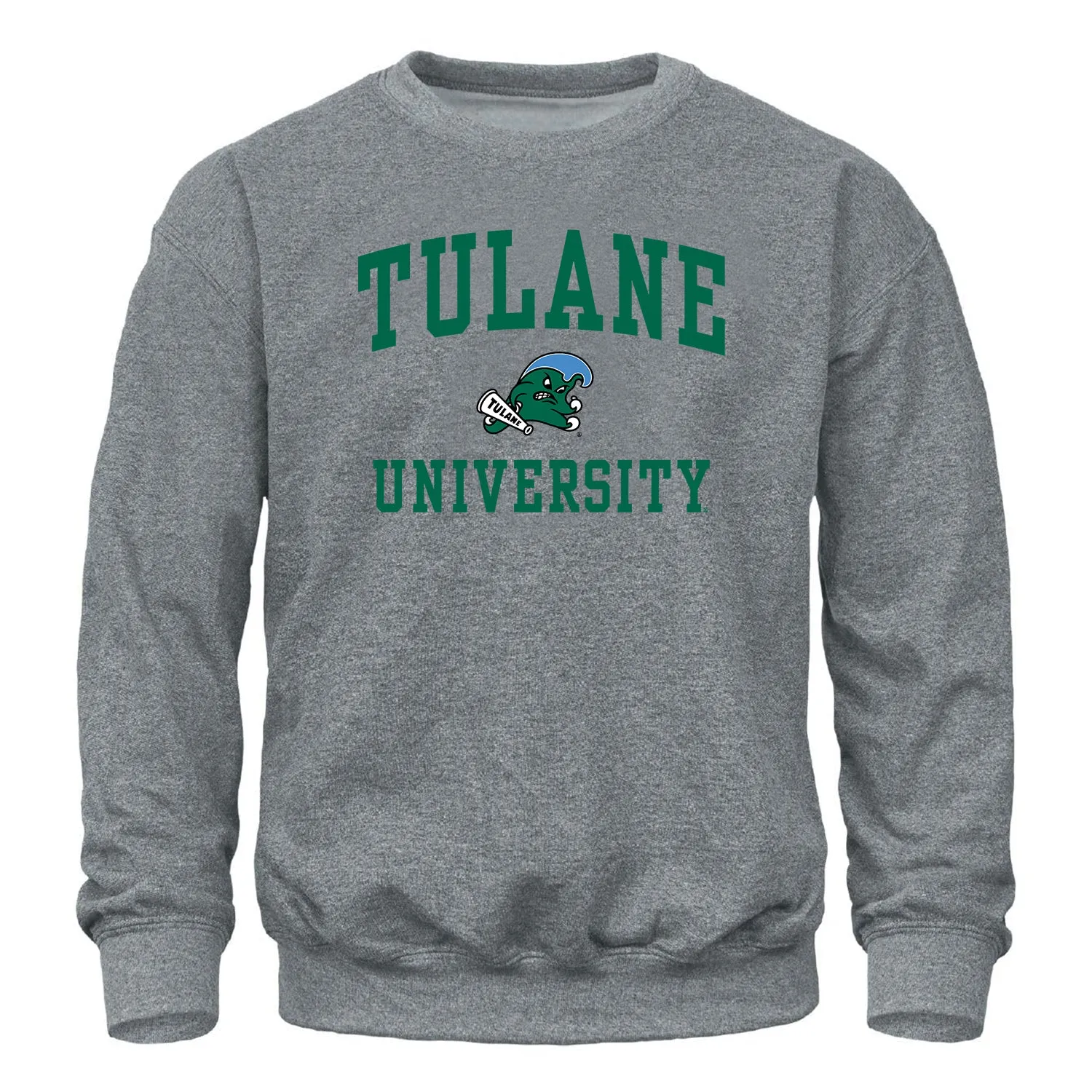Tulane University Spirit Sweatshirt (Charcoal Grey) sold by Barnesmith