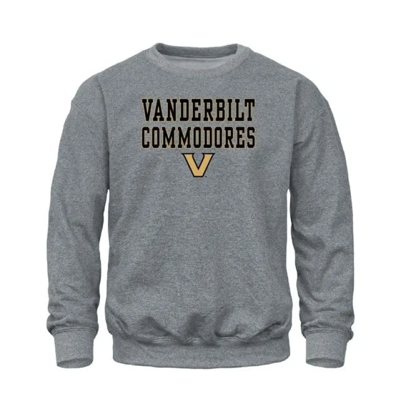 Vanderbilt University Spirit Sweatshirt (Charcoal Grey) sold by Barnesmith