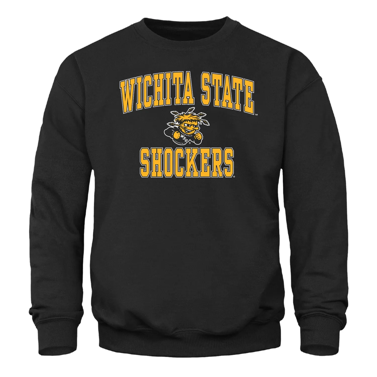 Wichita State University Spirit Sweatshirt (Black) sold by Barnesmith