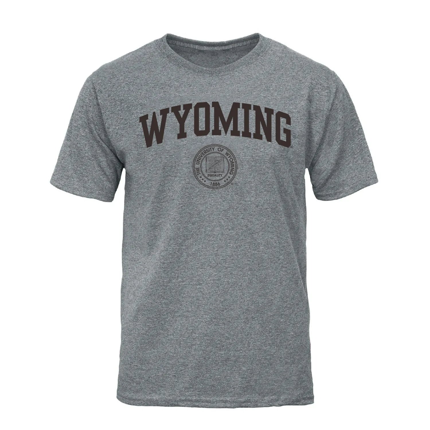 University of Wyoming Heritage T-Shirt (Charcoal Grey) sold by Barnesmith