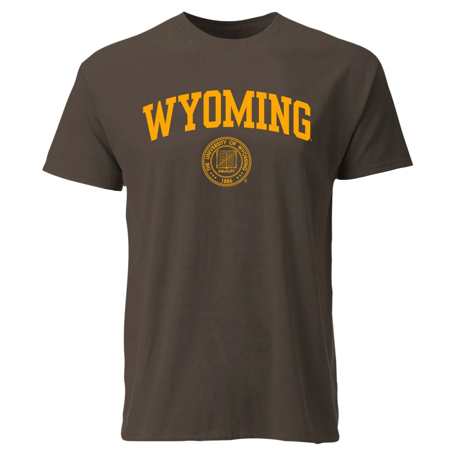 University of Wyoming Heritage T-shirt (Brown) sold by Barnesmith