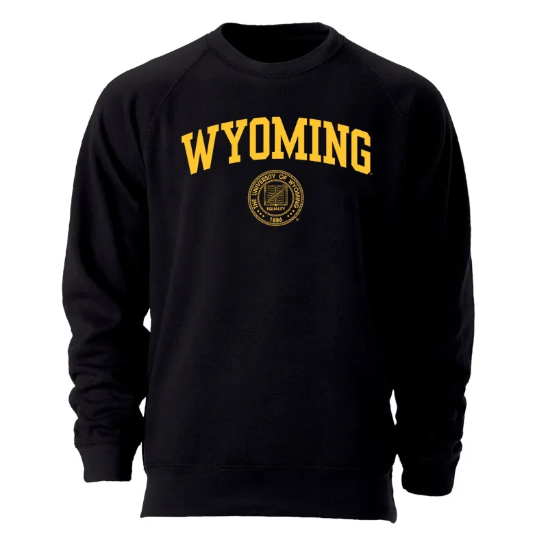 University of Wyoming Heritage Sweatshirt (Black) sold by Barnesmith