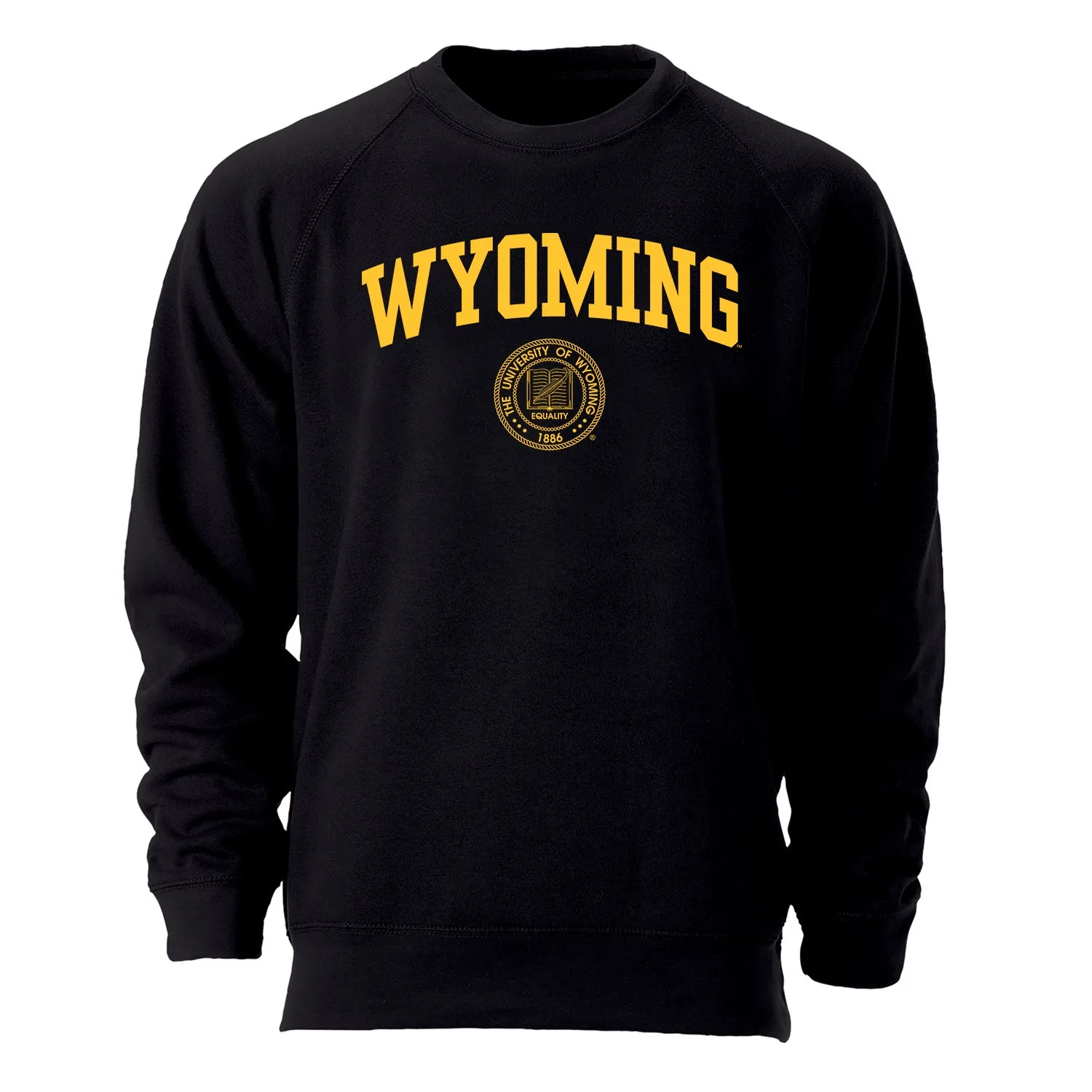 University of Wyoming Heritage Sweatshirt (Black) sold by Barnesmith