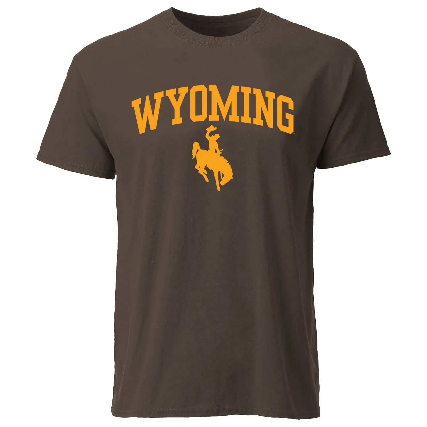 University of Wyoming Spirit T-Shirt (Brown) sold by Barnesmith