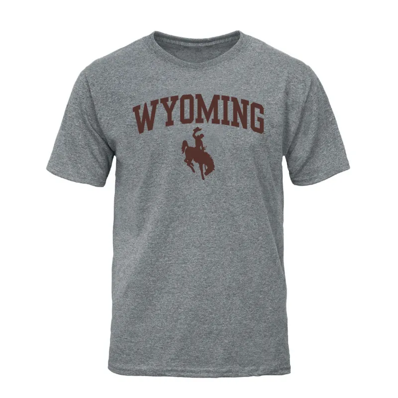 University of Wyoming Spirit T-Shirt (Charcoal Grey) sold by Barnesmith