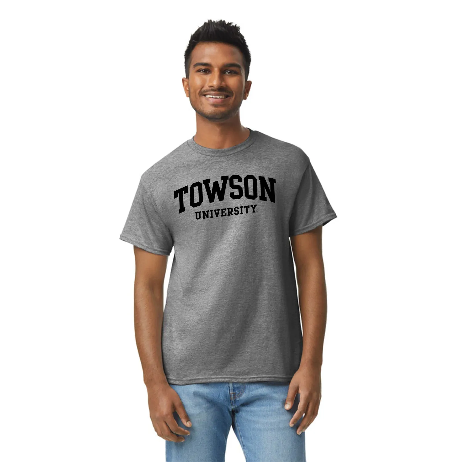 Towson University Classic T-Shirt (Charcoal Grey) sold by Barnesmith product image thumbnail 2