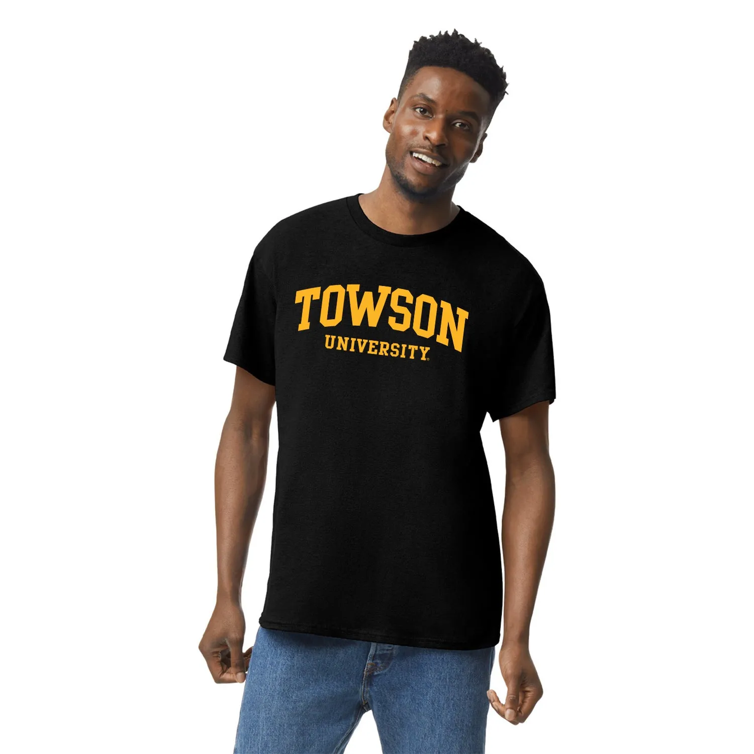 Towson University Classic T-Shirt (Black) sold by Barnesmith product image thumbnail 2