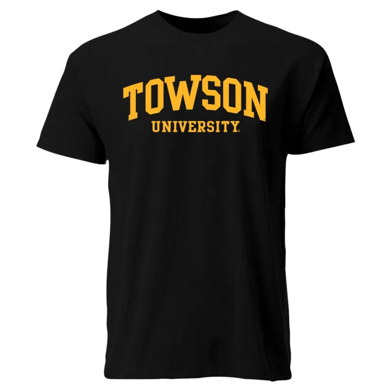 Towson University Classic T-Shirt (Black) sold by Barnesmith